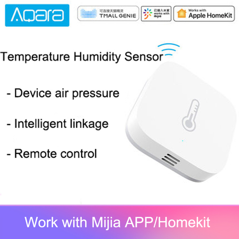 Aqara-Sensor de humedad y temperatura Original, dispositivo de hogar inteligente, presión de aire, funciona con la aplicación de Android IOS, envío rápido, nuevo ► Foto 1/6