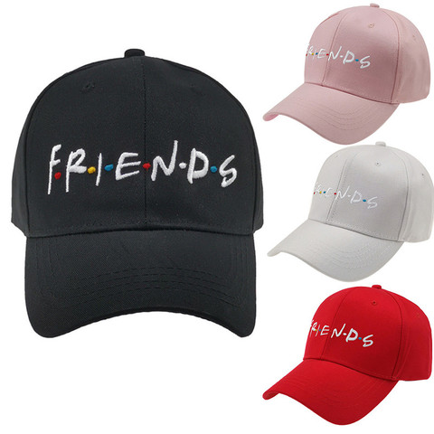 Sombrero de béisbol con bordado para hombre y mujer, gorra de béisbol con bordado de FRIENDS, snapback, ajustable, informal, unisex ► Foto 1/6