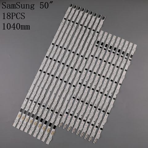 18pcs x 50 pulgadas de retroiluminación LED para Samsung UA50F5080AR UN50F6400AF BN41-02028A HF500BGA-B1 2013SVS50F D2GE-500SCB-R3 T500HVF02.4 ► Foto 1/6