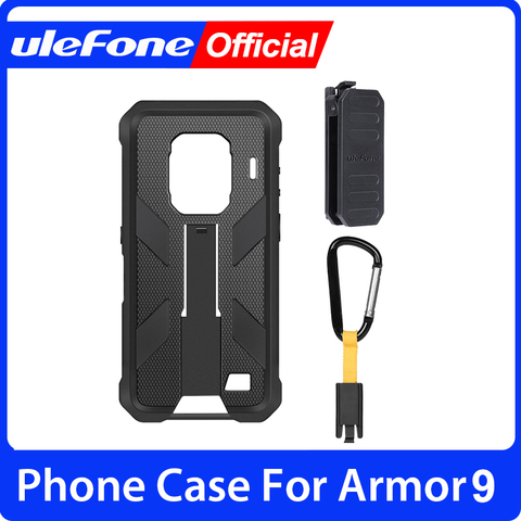 Ulefone-funda de teléfono para Armor 9, carcasa Original con Clip para cinturón y mosquetón ► Foto 1/6