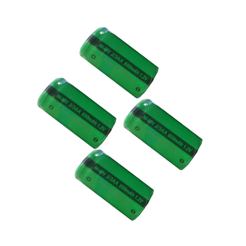 4/8/20PC PKCELL 2/3AA 650MAH 1,2 V baterías recargables NIMH 2/3 aa de la batería superior plano para soldadura maquinilla de afeitar de luz solar ► Foto 1/4