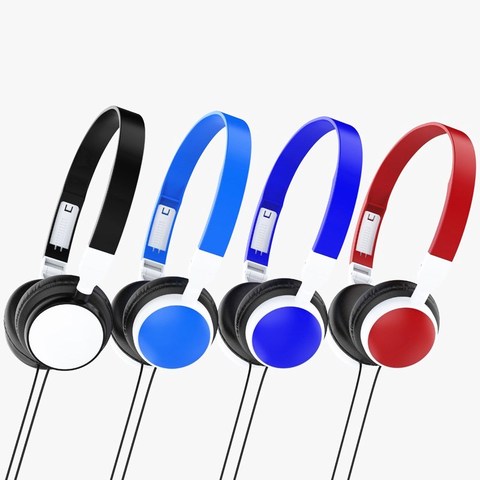 Auriculares estéreo con cable, cascos con cancelación de ruido para ordenador portátil, escritorio, PC, 1 Uds. ► Foto 1/6