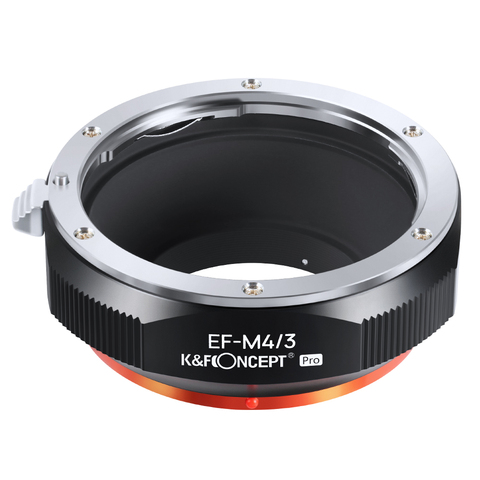 K & F Concept-Adaptador de lente de montaje para Canon EOS EF FE/S, montaje Micro 4/3, MFT M cuatro tres para Olympus M43, Panasonic G1/G2/GF1 ► Foto 1/6