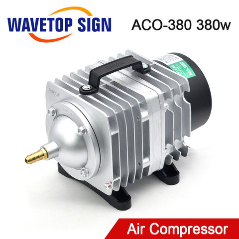 Waveopsign-compresor de aire de ACO-380, bomba de aire magnética eléctrica para máquina cortadora de grabado láser CO2, 380W ► Foto 1/5