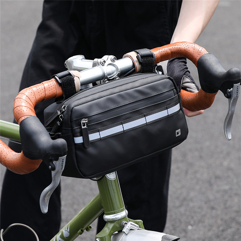 Rhinowalk-bolsa para manillar de bicicleta, resistente al agua, multifunción, bolso de hombro portátil, accesorios para ciclismo ► Foto 1/6