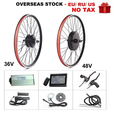 MXUS-Kit de conversión de Motor de buje de bicicleta, Kit eléctrico de tracción a las ruedas, para frenos de disco V, 250/350/500/1000 W, XF07, XF08, XF15F, XF15R ► Foto 1/6