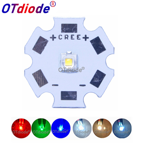 Diodo Emisor LED de alta potencia Cree 3W XPE2 XP-E2 en PCB de 8mm/12mm/14mm/16mm/20mm, blanco neutro/blanco cálido/blanco frío rojo azul ► Foto 1/6