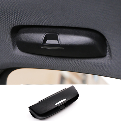 Estuche de gafas negras para el techo del coche, estuche de gafas para Audi A3 8V S3 A4 B9 B8 A5 A6 Q3 Q5 Q7 ► Foto 1/5