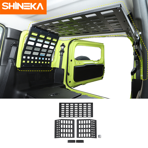 SHINEKA trasero bastidores para Suzuki Jimny 2022 + maletero de coche expansión Rack estante de almacenamiento accesorios para Suzuki Jimny 2022-2022 ► Foto 1/6