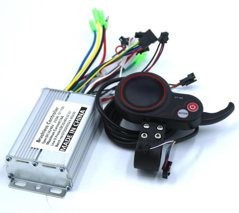 Controlador de motos eléctricas GREENTIME, sin escobillas, BLDC de 36V/48V, 350W, GT-100, pantalla LCD de controlador de velocidad, un juego ► Foto 1/4