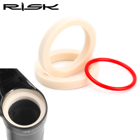 RISK-horquilla delantera para bicicleta de montaña RA143, anillo de espuma sellada con polvo y aceite, de 32mm/34mm/35mm/36mm ► Foto 1/6