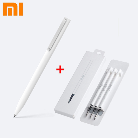 Xiaomi-Bolígrafo de signo Mijia MI Pen Original, bolígrafo para firmar de 9,5mm, recambio fluido de Suiza PREMEC MiKuni, tinta japonesa (negro/azul), el mejor regalo ► Foto 1/6