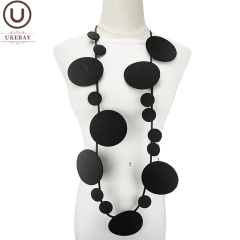 UKEBAY-collar con colgante de estilo étnico para mujer, joyería de moda, diseño hecho a mano, Strange, cadenas para suéter, regalo de fiesta ► Foto 1/6