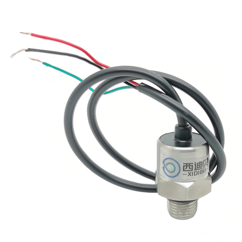 Transmisor de sensor de presión para agua, aceite, combustible, gas, aire G1/4, 5V, sensor de cerámica, acero inoxidable, 0.5Mpa, 1.2Mpa, transductor ► Foto 1/6