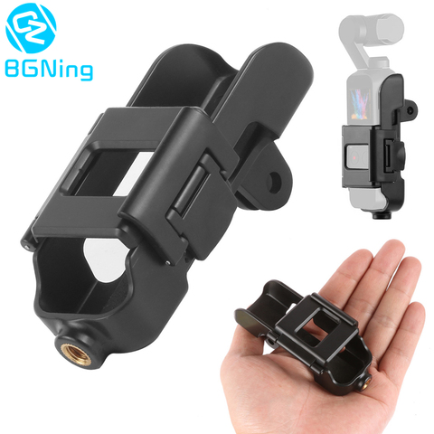 BGNing-cubierta protectora para OSMO, carcasa de marco de soporte bolsillo con orificio de tornillo 1/4 para DJI OSMO Pocket, cardán de mano para cámara ► Foto 1/6