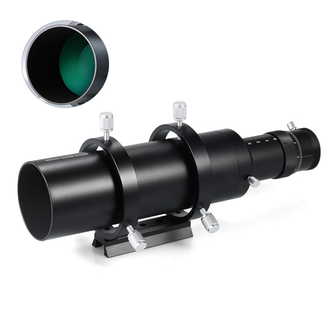 60mm guía ampliador de alcance Finderscope para telescopio astronómico longitud Focal de 240mm, F4 relación Guidescope helicoidal con sistema de foco ► Foto 1/6