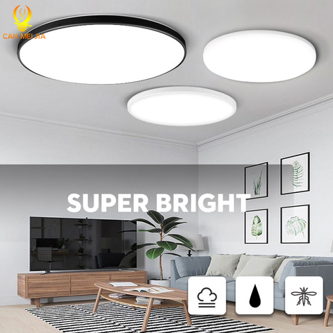 Luces de techo Led modernas, accesorios, 15W, 20W, 30W, 50W, lámpara de techo Led de superficie, Panel de luces de 220V para sala de estar, cocina, decoración del hogar ► Foto 1/6