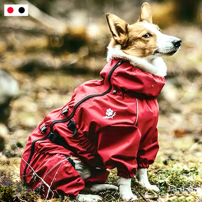 Chaqueta impermeable para exteriores de perro, abrigo cálido de invierno, Mono Grande, impermeable reflectante para perros pequeños, medianos y grandes ► Foto 1/6