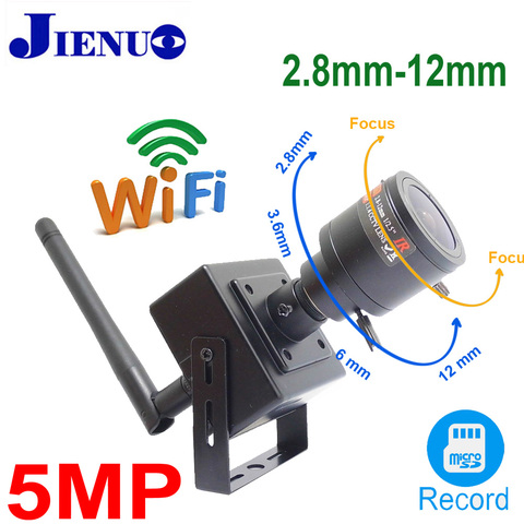 Minicámara Ip inalámbrica de 720P, 1080P, 5MP, Audio por Wifi, Full HD, Cctv, vigilancia de seguridad, lente de 2,8mm-12mm, zoom, cámara de Casa Onvif ► Foto 1/6