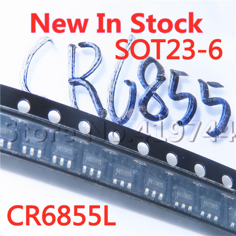 10 unids/lote calidad 100% CR6855L CR6855 6855 SOT23-6 chip de potencia en Stock nuevo Original ► Foto 1/2