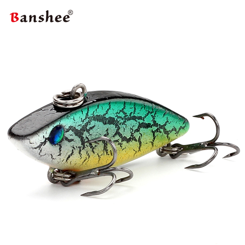 Banshee-Crankbait para pesca, con sonido Wobbler cebo de pesca, sin necesidad de sumergir, cebos de pesca para lubina, 40mm, 4,5g ► Foto 1/6