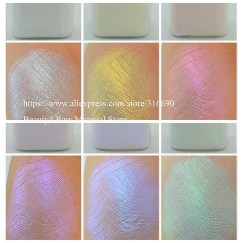 Pigmentos de resina de Aurora mágica, pigmentos nacarados de Mica, para fabricación de joyas, Nail Art, 6 colores ► Foto 1/6