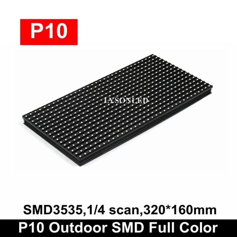 2022 Venta caliente P10 SMD al aire libre a todo Color Led módulo de 320mm x 160mm impermeable centro comercial de publicidad de los productos de P10 Panel LED RGB ► Foto 1/6