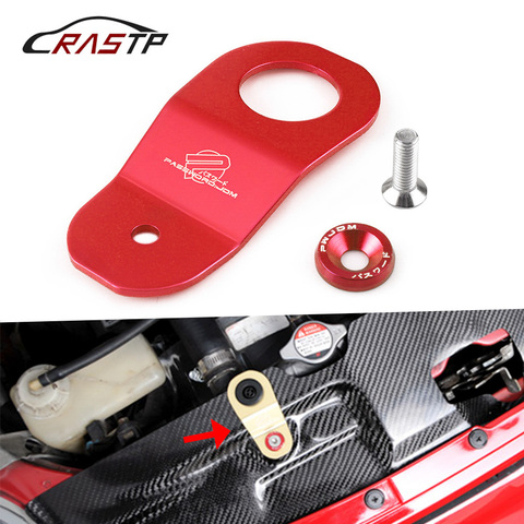 JDM estilo de radiador de aluminio de estancia Kit para Honda civic EK AP DC 96-00 refrigeración soporte radiador del coche estancia con Logo RS-HR004 ► Foto 1/6