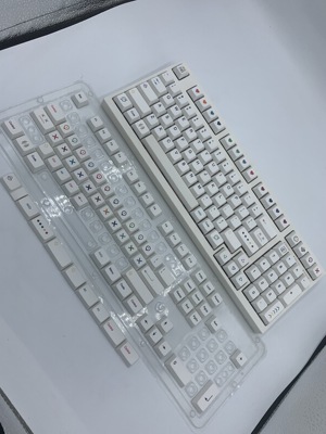 Juego de 177 teclas con diseño de lápiz, color blanco para Cherry Mx Switch, Teclado mecánico para jugar, sublimación, PBT, perfil XDA ► Foto 1/3