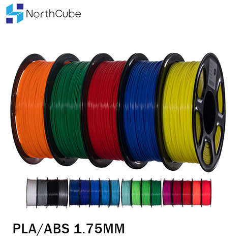 Filamento de impresora 3D PLA/ABS/PETG de 1,75 MM, 1KG, 343M/10M, 10 colores, Material de impresión 3D 2,2 libras, material de plástico para impresora 3d 3D 3D ► Foto 1/6