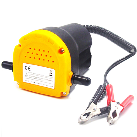 Bomba de transferencia de aceite eléctrico para coche, compresor de succión de aceite de 12V, 60W, fluido de aceite crudo, minibomba de combustible de motor ► Foto 1/6