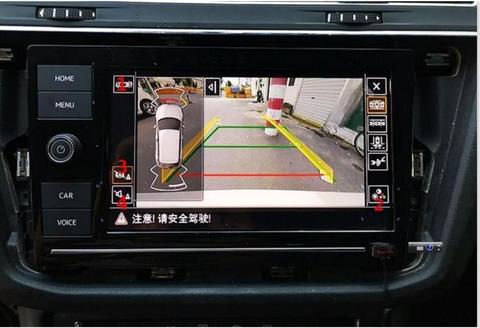Sistema electromagnético parktronic para coche, sensor de aparcamiento con vídeo original para Volkswagen con vista envolvente MQB, Detector anticolisión ► Foto 1/6