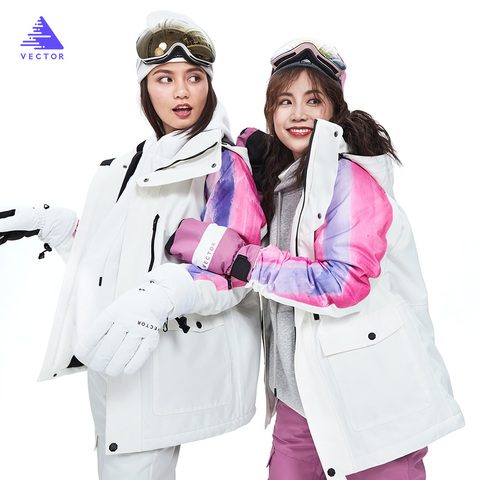 Abrigo de esquí Extra grueso para hombre y mujer, chaqueta, pantalón cálido, resistente al viento, impermeable, para deportes al aire libre, Snowboard, esquí, ropa de moda ► Foto 1/6