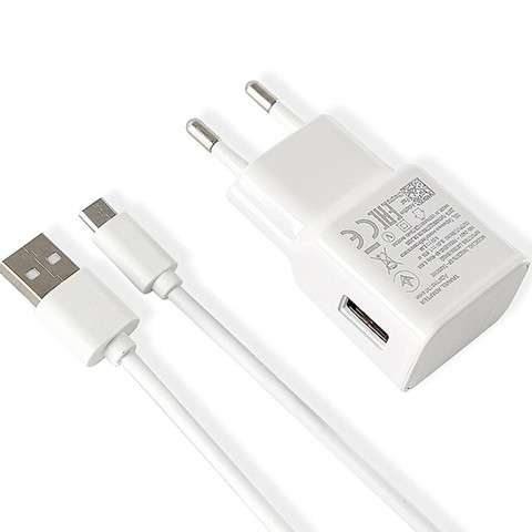 Para Samsung siente 2 A51 A50 A70 A20 A91 S8 S9 A71 A10 A11 A01 A5 2017 cargador de teléfono de carga rápida adaptable de la UE Cable de carga USB ► Foto 1/6