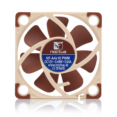 Noctua NF-A4x10 FLX 40mm 12v 5v ventilador de refrigeración 3 pines 4 pines PWM radiador silencioso para caja de ordenador refrigeración CPU ventilador de refrigeración reemplazo ► Foto 1/6