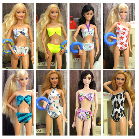 Traje de baño para muñeca Barbie de 18 pulgadas, ropa y accesorios para muñeca de moda DIY, ropa para muñeca, juguetes para niñas, traje para muñecas Barbie ► Foto 1/6