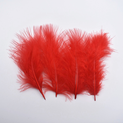 Plumas de faisán de pavo Marabou, plumas blancas para fabricación de joyas, pluma decoración del hogar ► Foto 1/6