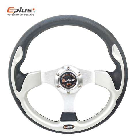 EPLUS, volante deportivo para coche, de carreras, de alta calidad, Universal, 13 pulgadas, 320MM, aluminio, PU, 4 colores, estilo de coche modificado ► Foto 1/6