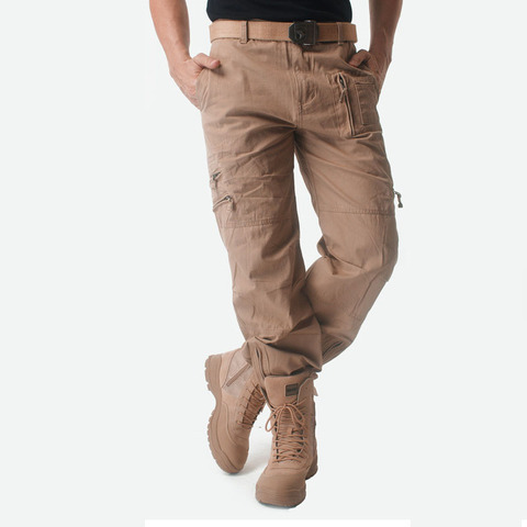 Pantalones tácticos militares de algodón de alta calidad para hombre, pantalón de combate ajustado 101 para hombres, pantalones de trabajo BF001 ► Foto 1/6