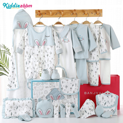 24 Uds Unisex, ropa de bebé niña Set de regalos para ropa de bebé recién nacido Niño de algodón de verano suministros de bebé primavera Otoño Invierno conjuntos de ropa ► Foto 1/6