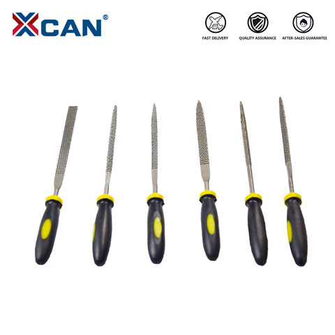 XCAN 6 piezas de Metal Mini escofina surtida de juego de Limas de aguja de herramienta de la reparación de la joyería de madera de mano archivo herramientas ► Foto 1/1