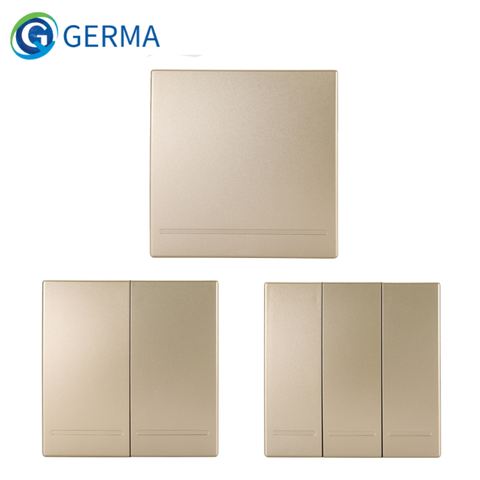 GERMA 433 Mhz inalámbrico de RF Panel de pared + TRANSMISOR de RF AC 110V 220V 1 CH receptor de interruptor de Control remoto por el salón dormitorio luces ► Foto 1/6