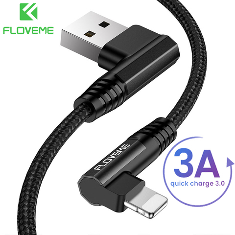 FLOVEME-Cable USB de carga rápida 3A, Micro USB para iPhone 12 11, Cable USB tipo C para Xiaomi, Samsung, accesorios de cargador de teléfono ► Foto 1/6