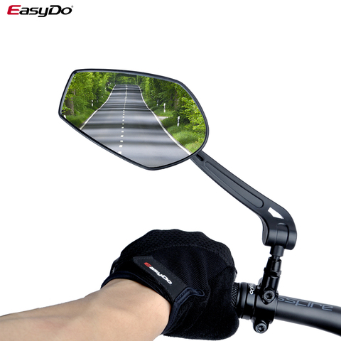 EasyDo-espejo retrovisor Reflector para manillar de bicicleta, HD, ángulos ajustables de amplio alcance ► Foto 1/6