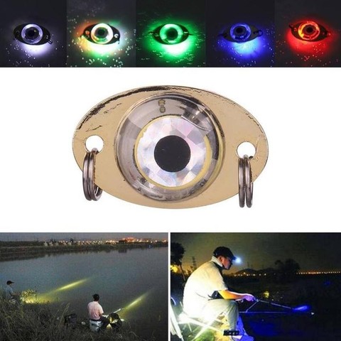 1 Uds LED lámpara Mini señuelo con luz para pescar LED Deep Drop submarino forma de ojo de pesca de cebo de pesca de calamar luminosa atraer ► Foto 1/6