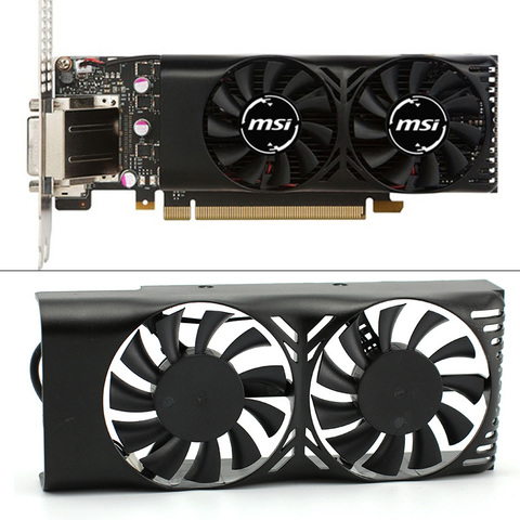 HA5510M12F-Z 0.20A 2Pin GTX1050 Ti GPU ventilador para MSI Geforce GTX 1050 2GT LP GTX 1050Ti 4GT LPV1 gráfico ventilador de refrigeración ► Foto 1/6