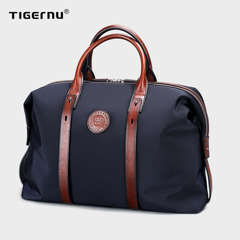 Tigernu-Bolso de viaje de cuero genuino para hombre, alta calidad, de gran capacidad ► Foto 1/5