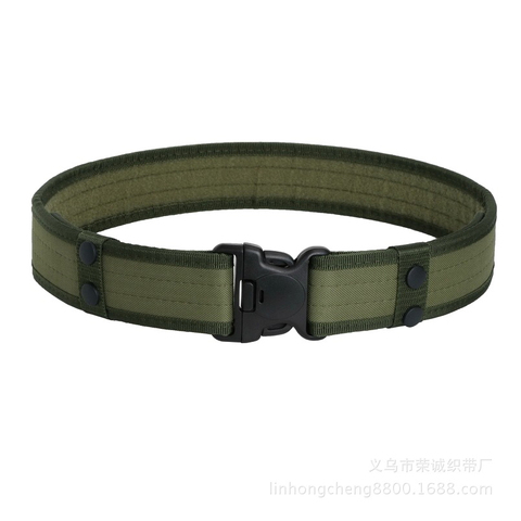 Cinturón de lona táctico militar SWAT para hombre, banda para la cintura Molle, cinturón deportivo informal de entrenamiento de supervivencia, ancho ► Foto 1/1