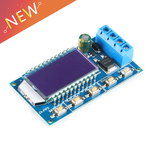 Módulo de ciclo de trabajo de frecuencia de pulso, 8A, 1Hz-150KHz, modo Dual, LCD, PWM, módulo controlador de señal para lámpara de Motor ► Foto 1/6