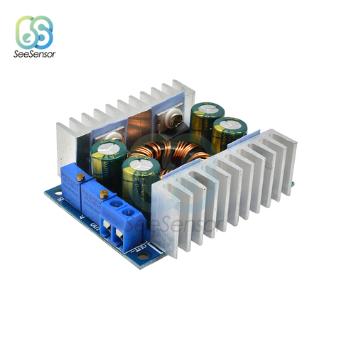 Módulo de reducción automático de DC-DC 8A, placa de alimentación de corriente constante ajustable, módulo de fuente de alimentación DC5-30V ► Foto 1/6